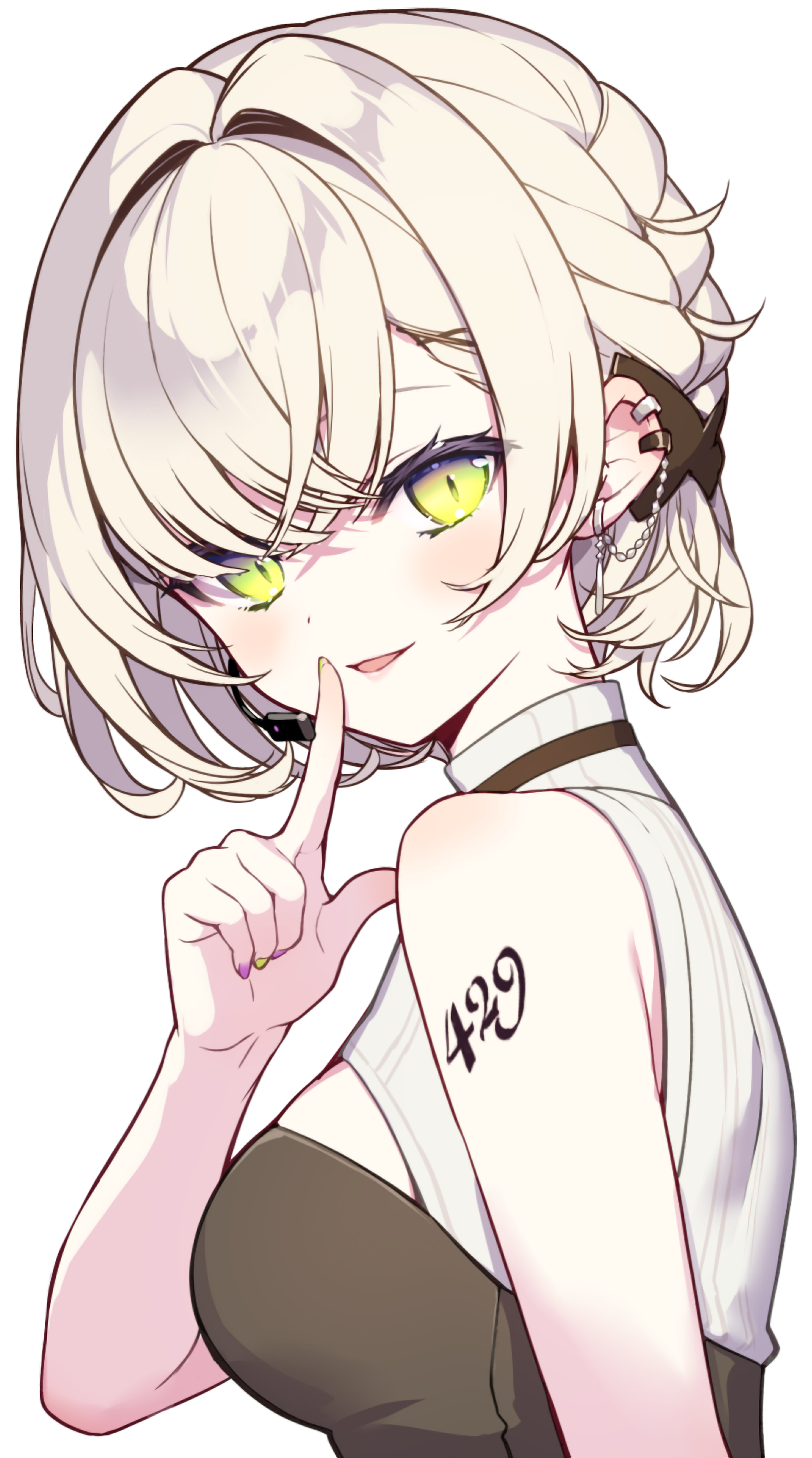 白妙しづきの立ち絵